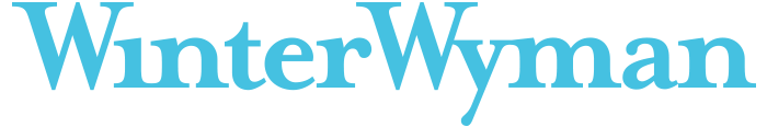 Winter Wyman logo in blue
